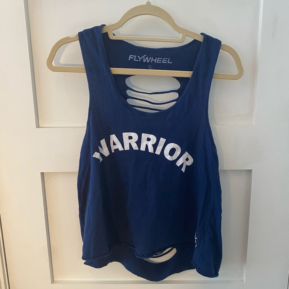 Flywheel Sports Warrior T Shirt Sz L
